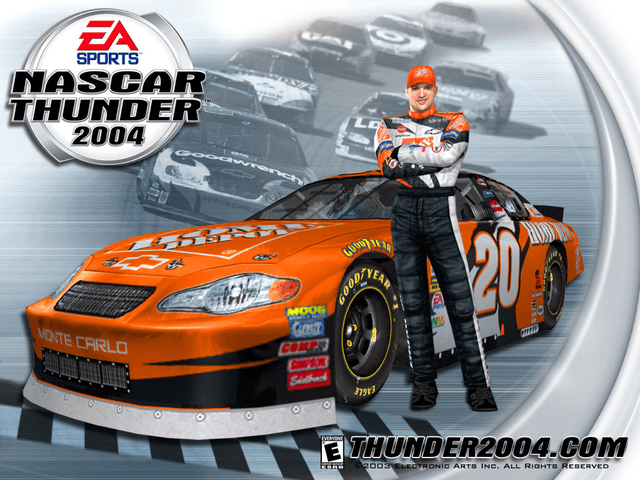 NASCAR Thunder 2004 title screen for Xbox